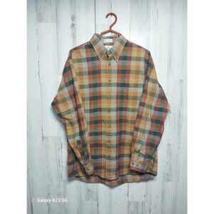 Viyella Shirt Flannel Plaid Size Large
